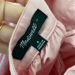 Madewell pink midi dress